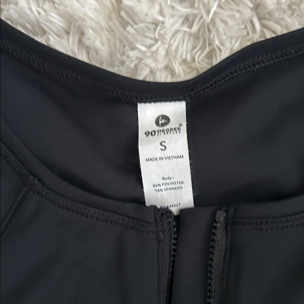 90 Degree By Reflex Black Mini Athletic Dress - Picture 2 of 6